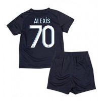 Olympique de Marseille Alexis Sanchez #70 Fußballbekleidung Auswärtstrikot Kinder 2022-23 Kurzarm (+ kurze hosen)